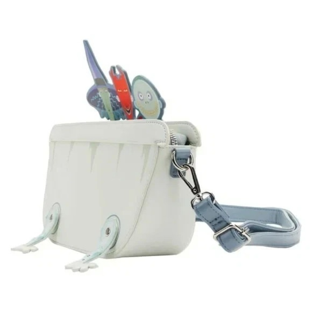 Loungefly The Nightmare Before Christmas Lock, Shock, & Barrel Crossbody Bag - Picture 4 of 8